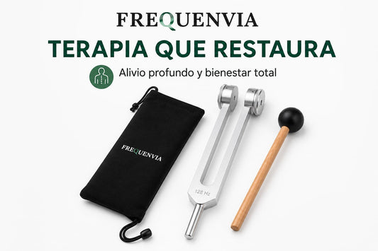 Frequenvia Diapasón de Sonido 128 Hz